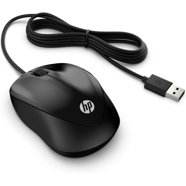 HP 1000 Kablolu Mouse - Siyah 4QM14AA