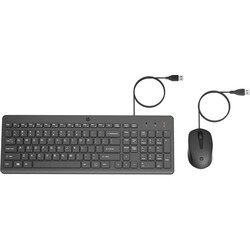 HP 150 Kablolu Klavye Mouse Seti Türkçe Siyah 240J7AA - Thumbnail (2)