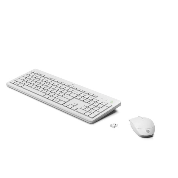 HP 230 Kablosuz Klavye-Mouse Seti Beyaz 3L1F0AA