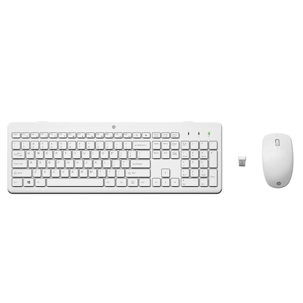 HP 230 Kablosuz Klavye-Mouse Seti Beyaz 3L1F0AA