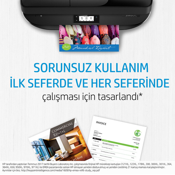 Orijinal HP 963 XL Mürekkep Kartuşu Siyah 3JA30AE