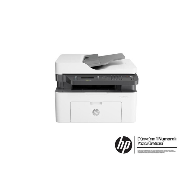 HP Laser MFP 137fnw Wi - Fi Faks Fotokopi Tarayıcı Lazer Yazıcı 4ZB84A